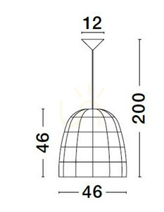 REYNOSA Luces Exclusivas taklampa LE42947 small 2