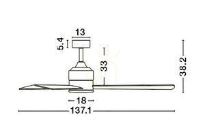APIZACO Luces Exclusivas Fläkt LE42960 small 2