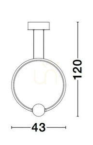 FRIA Luces Exclusivas taklampa LE42965 small 3