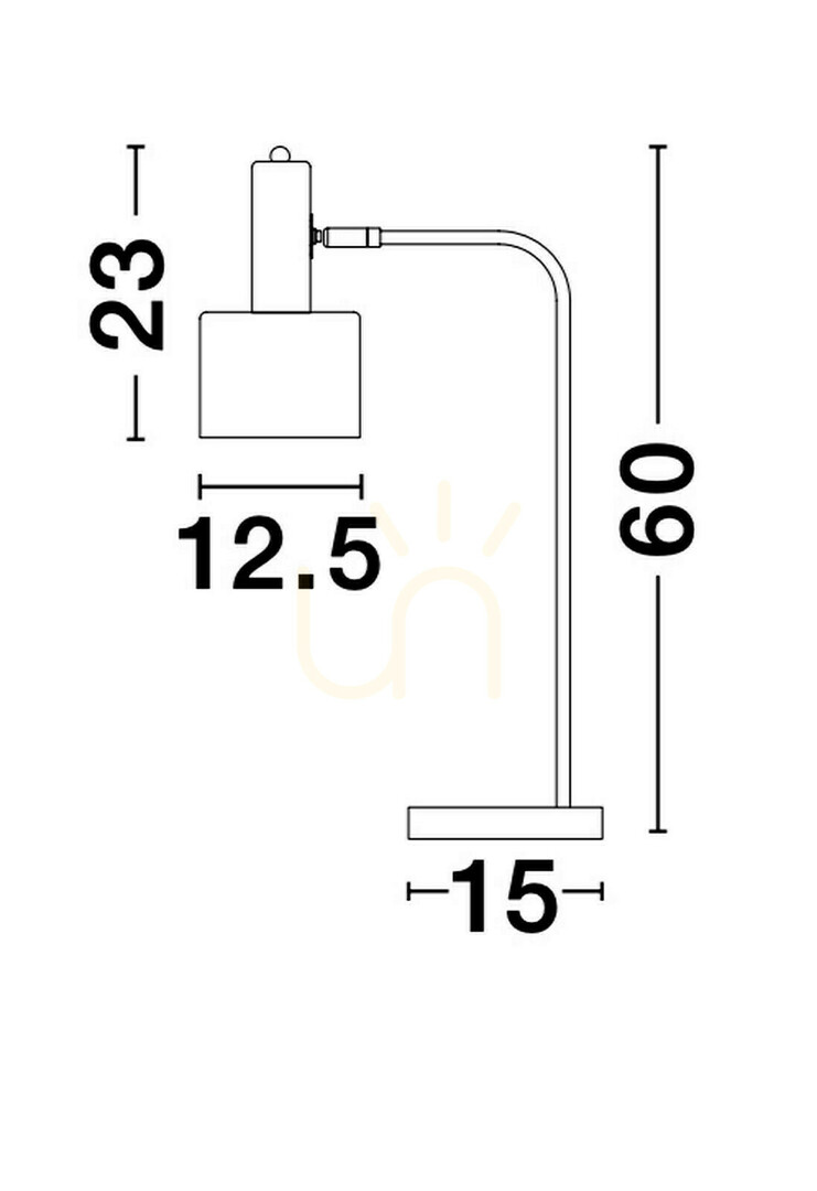Display FRESNILLO Luces Exclusivas bordslampa LE42971 FRESNILLO Luces Exclusivas bordslampa LE42971