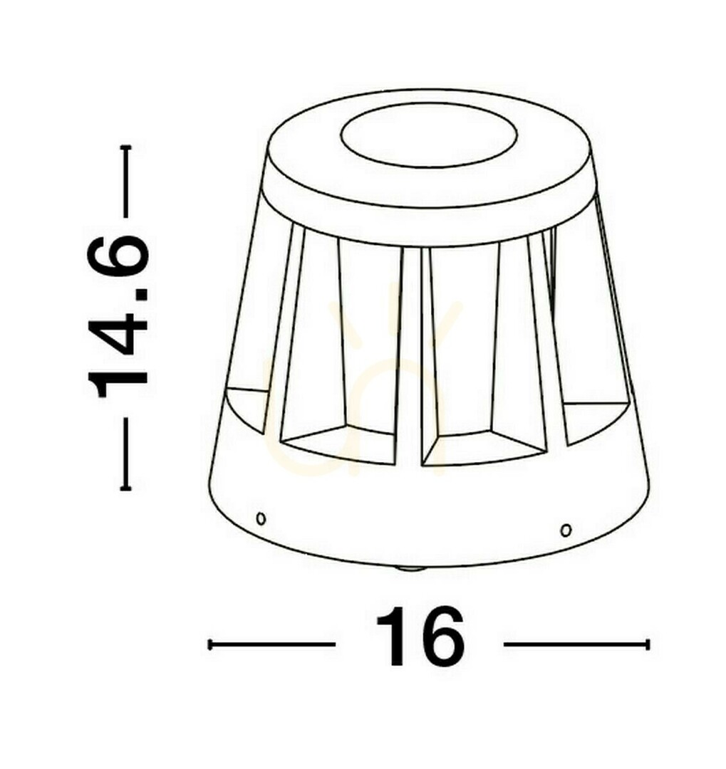 Förhandsvisning CAMPECHE Luces Exclusivas Belysningsstolpe LE71468 CAMPECHE Luces Exclusivas Belysningsstolpe LE71468