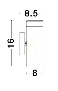 Vägglampa för utomhusbruk MINATITLAN Luces Exclusivas LE71601 small 2