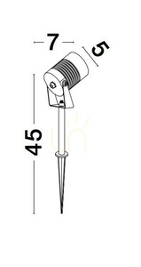 ROSITA Belysningsstolpe från Luces Exclusivas LE71622 small 1