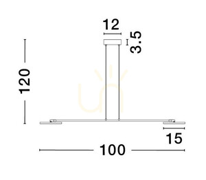ABOT Luces Exclusivas taklampa LE43207 small 3