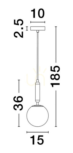 Kontrollera AGRO Luces Exclusivas taklampa LE43222