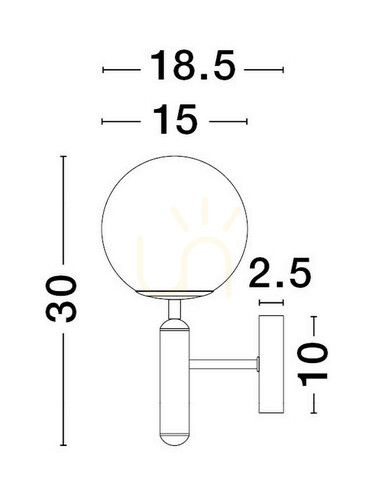 Kontrollera AGRO Luces Exclusivas taklampa LE43224