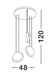 BACA Luces Exclusivas taklampa LE43231 1 BACA Luces Exclusivas taklampa LE43231 small 1