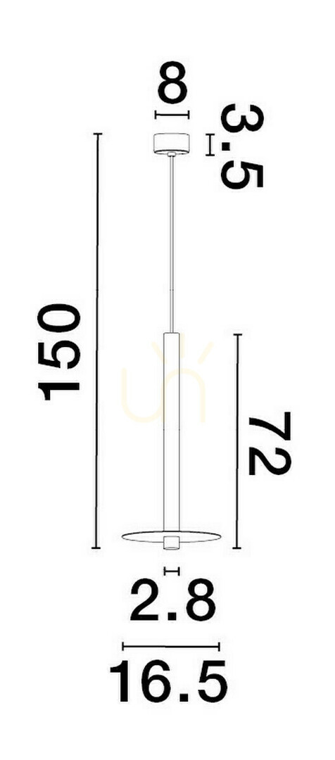 Utsikt BALA Luces Exclusivas taklampa LE43235 BALA Luces Exclusivas taklampa LE43235