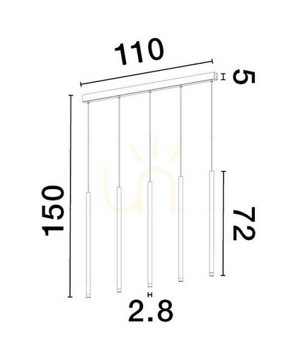 Kontrollera BALA Luces Exclusivas taklampa LE43237