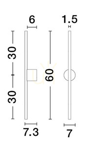 TUNJA vägglampa från Luces Exclusivas LE43240 small 1