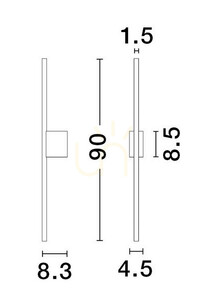 TUNJA vägglampa från Luces Exclusivas LE43243 2 TUNJA vägglampa från Luces Exclusivas LE43243 small 2