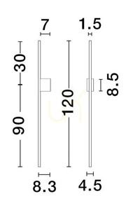 TUNJA vägglampa från Luces Exclusivas LE43245 1 TUNJA vägglampa från Luces Exclusivas LE43245 small 1