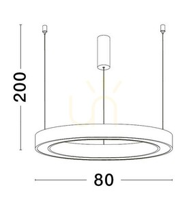 MILPA Luces Exclusivas taklampa LE43281 small 1