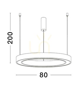 MILPA Luces Exclusivas taklampa LE43287 small 2