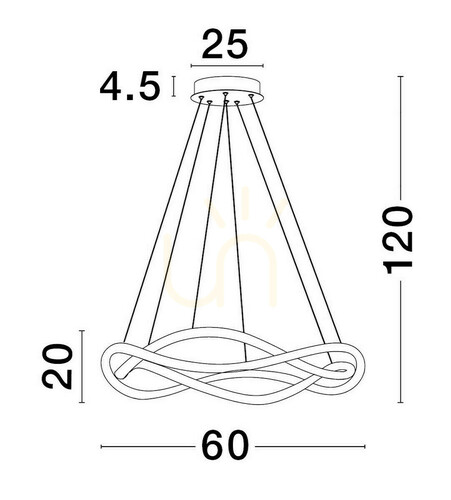 Kontrollera CHAPA Luces Exclusivas Plafond LE43293
