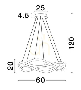 CHAPA Luces Exclusivas Plafond LE43293 small 1