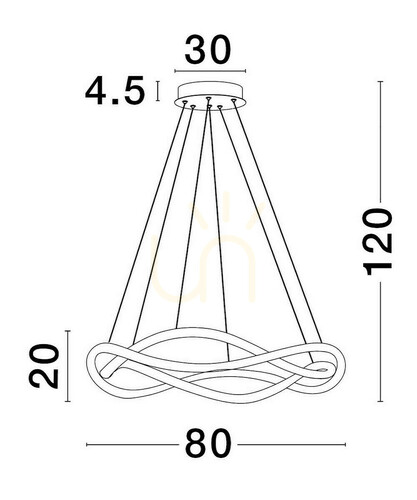 Kontrollera CHAPA Luces Exclusivas Plafond LE43294