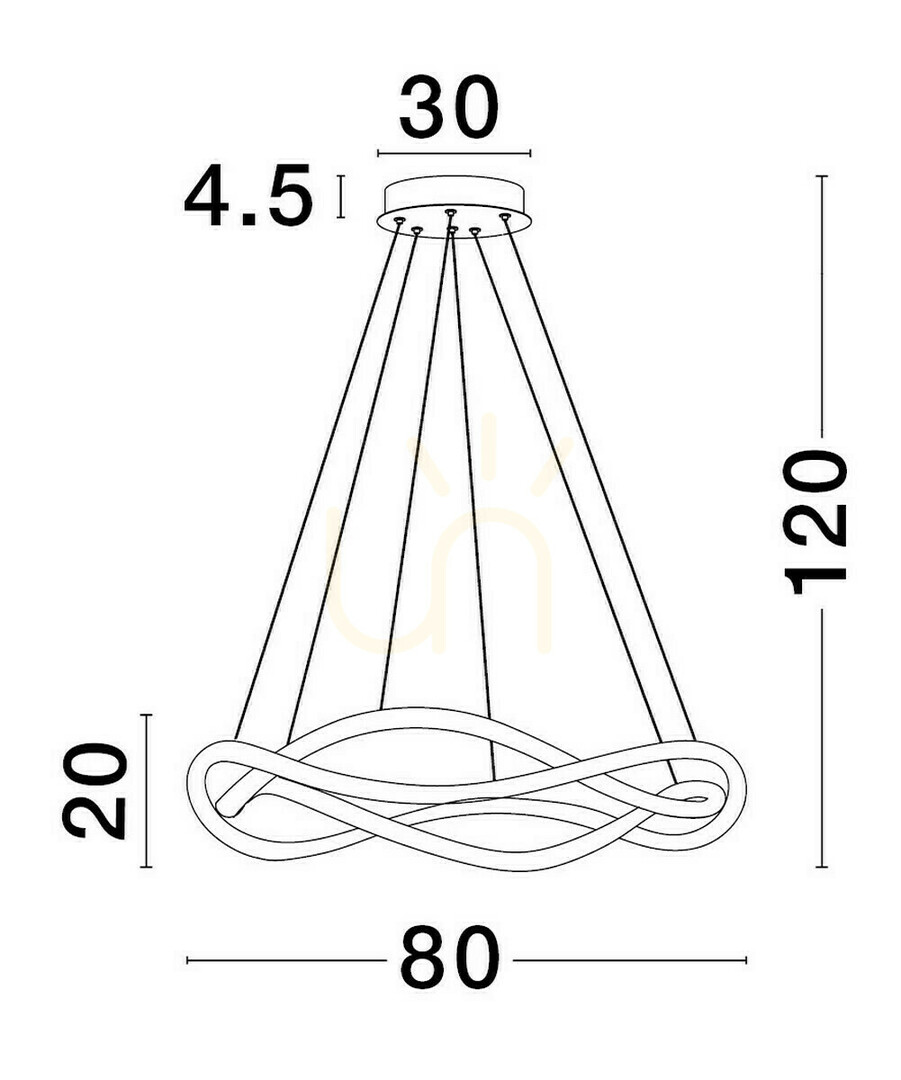 Utsikt CHAPA Luces Exclusivas Plafond LE43294 CHAPA Luces Exclusivas Plafond LE43294