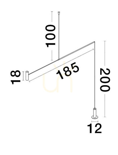 Kontrollera Plafond KARIM Luces Exclusivas LE43295