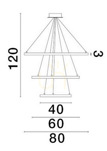 IRUN Luces Exclusivas taklampa LE43304 small 1