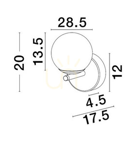 ABALA Luces Exclusivas vägglampa LE43310 small 1