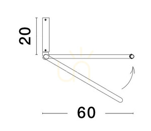 ABUYA Luces Exclusivas taklampa LE43320 small 1