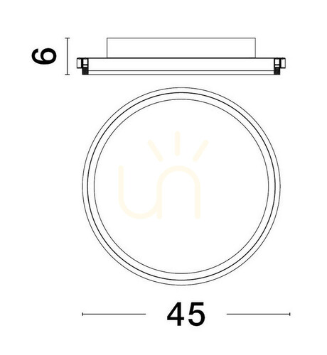 Kontrollera Plafond ACALA Luces Exclusivas LE43322