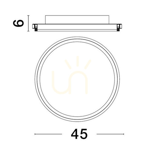 Kontrollera Plafond ACALA Luces Exclusivas LE43324