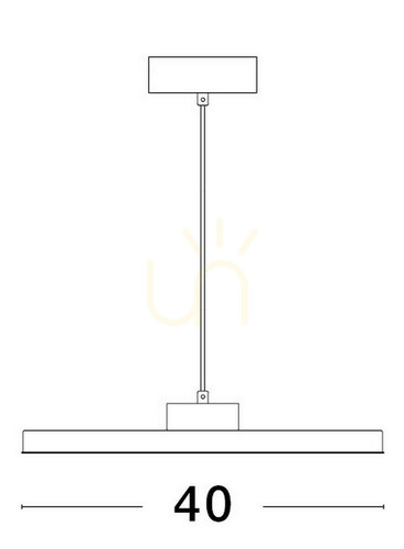 Kontrollera ACAYO taklampa från Luces Exclusivas LE43329
