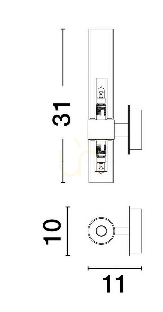 Förhandsvisning ACUNA Luces Exclusivas vägglampa LE43348 ACUNA Luces Exclusivas vägglampa LE43348