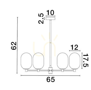 BADESI Luces Exclusivas taklampa LE43351 1 BADESI Luces Exclusivas taklampa LE43351 small 1