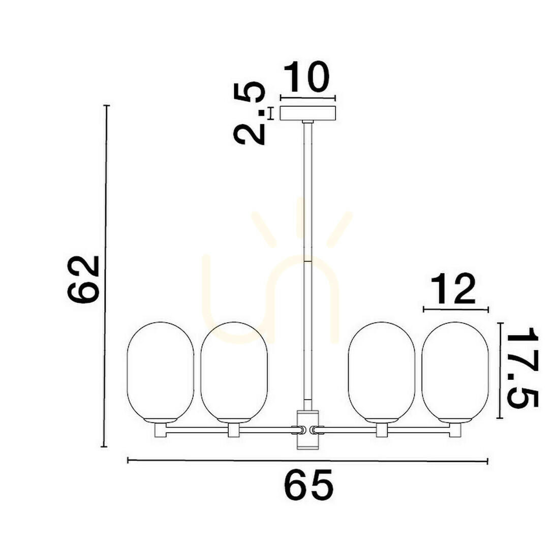 Utsikt BADESI Luces Exclusivas taklampa LE43351 BADESI Luces Exclusivas taklampa LE43351