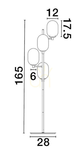 Kontrollera BADESI Luces Exclusivas Golvlampa LE43354