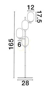 BADESI Luces Exclusivas Golvlampa LE43354 small 1