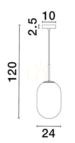 Kontrollera ACUYO Luces Exclusivas taklampa LE43355