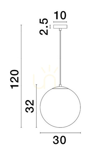 Kontrollera ADELA Luces Exclusivas taklampa LE43362