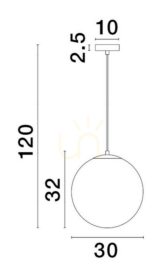 Utsikt ADELA Luces Exclusivas taklampa LE43362 ADELA Luces Exclusivas taklampa LE43362