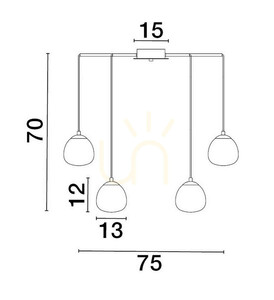 ADOBE Luces Exclusivas taklampa LE43365 2 ADOBE Luces Exclusivas taklampa LE43365 small 2
