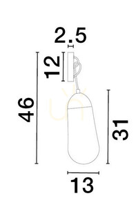 BADEN vägglampa från Luces Exclusivas LE43372 2 BADEN vägglampa från Luces Exclusivas LE43372 small 2