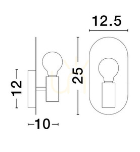 BAJIO vägglampa från Luces Exclusivas LE43383 2 BAJIO vägglampa från Luces Exclusivas LE43383 small 2
