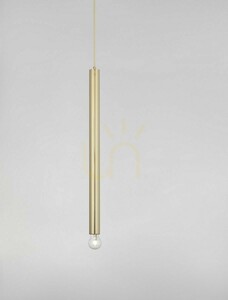 Guldfärgad pendellampa BAJAN Luces Exclusivas LE43384, 1×E27 small 1