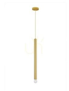 Guldfärgad pendellampa BAJAN Luces Exclusivas LE43384, 1×E27 small 0