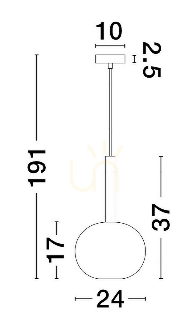Display BAJOS Luces Exclusivas taklampa LE43390 BAJOS Luces Exclusivas taklampa LE43390