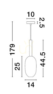 BAJOS Luces Exclusivas taklampa LE43393 small 2