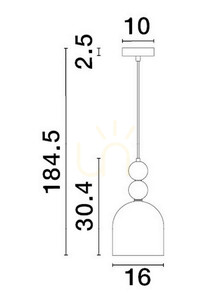 BALAM taklampa från Luces Exclusivas LE43396 small 1