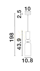 BALAM taklampa från Luces Exclusivas LE43399 small 2