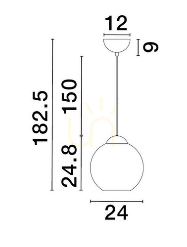 Kontrollera BALMI Luces Exclusivas taklampa LE43411