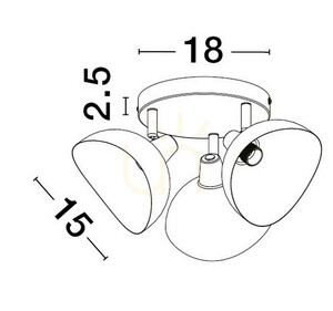 Plafond BANAC Luces Exclusivas LE43424 small 1
