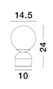 Bordslampa ORILLA från Luces Exclusivas LE43440 small 2