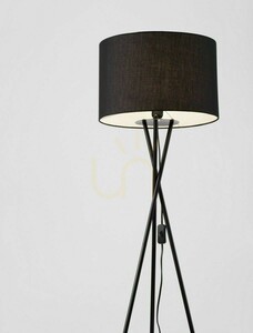 Svart golvlampa Luces Exclusivas ACACIA LE43446, 145 cm, E27 small 3